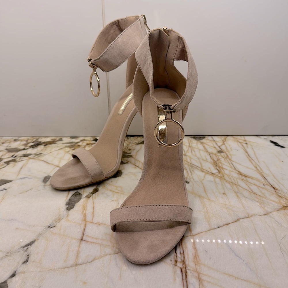 Nude Billini Ankle Cuff Heel
